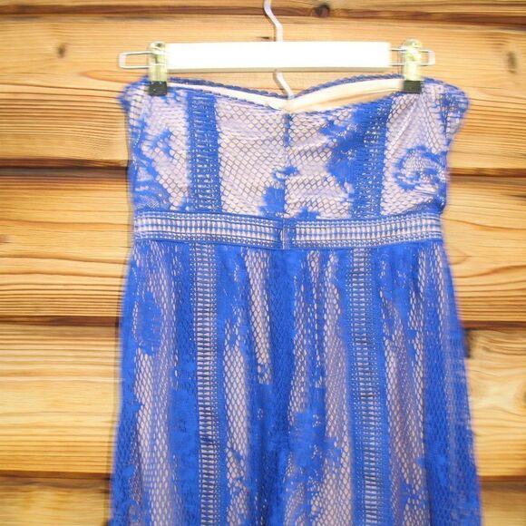 Lulu's Ryse the Label Lace Strapless Mini Dress - Picture 9 of 10